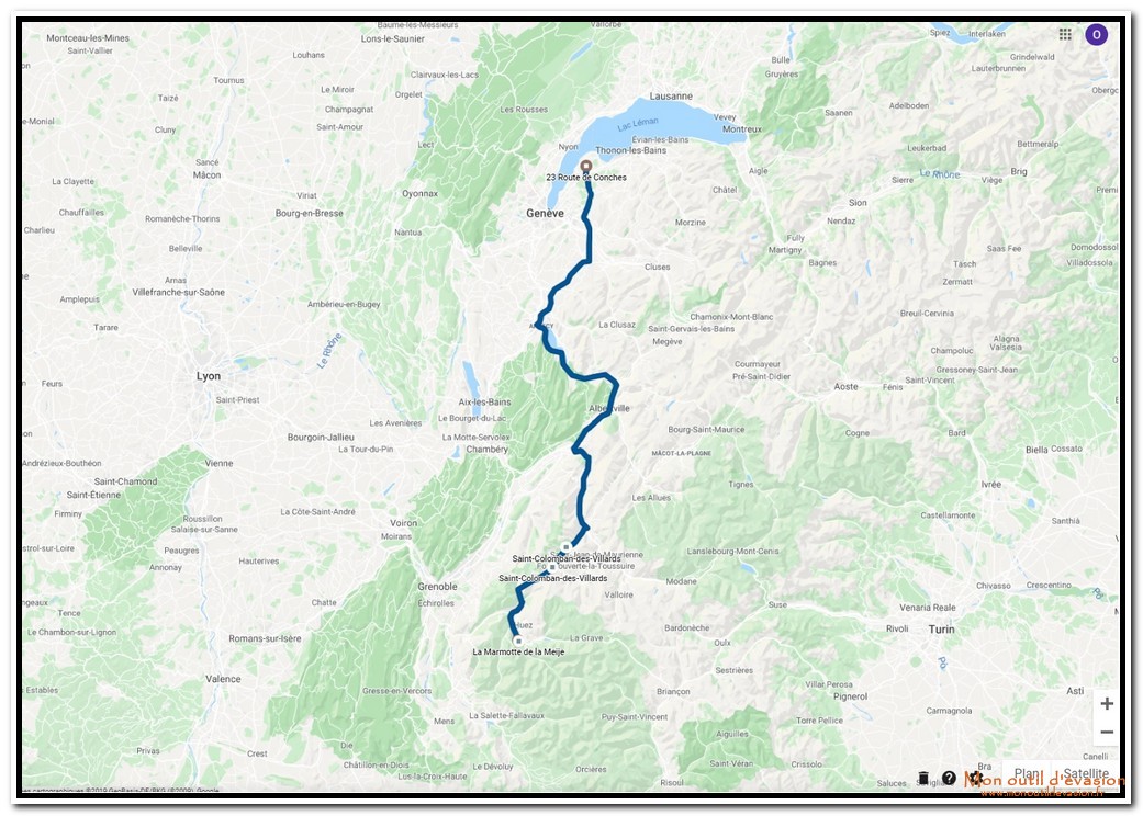 Etape 1 Haute Savoie direction le Parc des Ecrins 194km